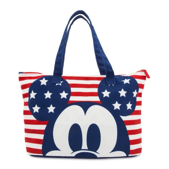 Disney Mickey Mouse Americana Foldable Tote Bag - Picture 6 of 8